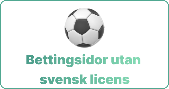 betting utan svensk licens